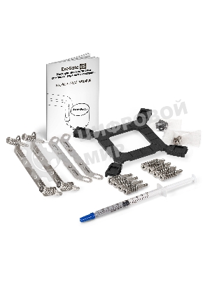 Комплект жидкостного охлаждения ExeGate BlackWater-120V3.PWM.ARGb (3 PIN 5V ADDRESSABLE RGb подсветка, LGA2066/2011/1366/1150/1151/1155/1156/1200/1700/1851/AM4/AM5/FM1/FM2/FM2+/AM2/AM2+/AM3/AM3+, TDP 150W, Fan 120мм 4pin PWM 600-1800RPM Hydro bearing, помпа 3pin 2700RPM, макс. шум 37db, с термопастой, на винтах, черный, Color Box)