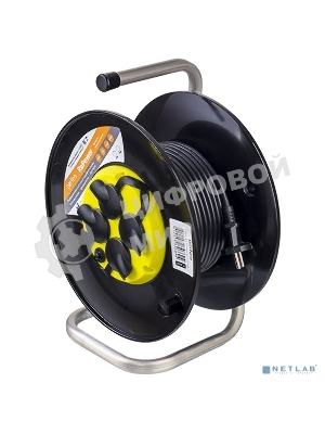 Удлинитель на катушке PERFEO (PF_B4674) RU POWER на катушке, б/з, 4 гн-30 м