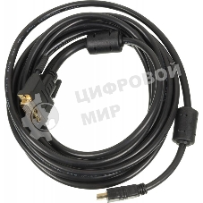 Кабель Ningbo DVI-D/HDMI 24M/19M 5m позолоченные контакты ферритовые кольца