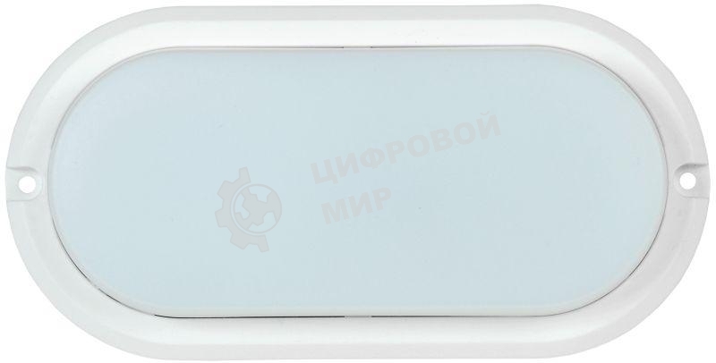 Светильник светодиодный ДПО 4012 12Вт 4000К IP54 овал бел. IEK LDPO0-4012-12-4000-K01