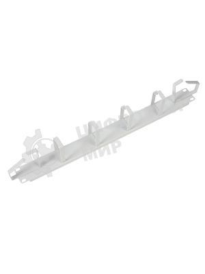 Кабельный органайзер Горизонтальный ЦМО ГКО-2-6 односторонний кольца 2U шир.:19