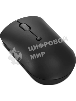 Мышь беспроводная Lenovo 400 черный, 2400 dpi, радиоканал, USB-C, кнопки - 4