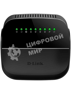 Роутер беспроводной D-Link DSL-2640U/R1A ADSL2+ черный (Annex A)