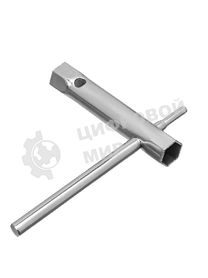 Набор ключей-трубок торцевых Sparta 8 х 17 мм, вороток, оцинкованные, 6 шт.