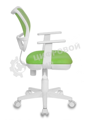Кресло Бюрократ CH-W797/SD/TW-18 салатовый, сетка/ткань, 120 кг, механизм качания