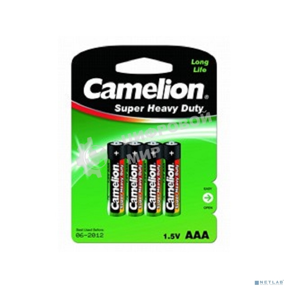 Батарейка Camelion R 03 BL-4 1.5В