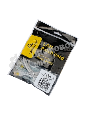 Патч-корд LSZH UTP Cablexpert PP31-1M cat.5e, 1м, литой, многожильный, серый