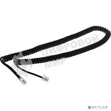 Телефонный шнур Rexant витой трубочный RJ-10(4P-4C), длина 7 м., черный