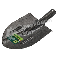 Лопата штыковая Сибртех, 205х290, ребра жесткости, рессорная сталь, 0,7 кг, без черенка