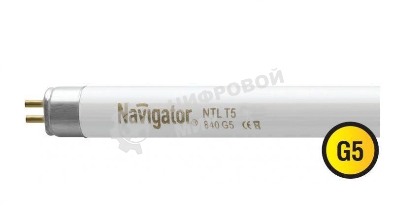 Лампа люминесцентная Navigator NTL-T5-21-840-G5 21Вт T5 4200К G5