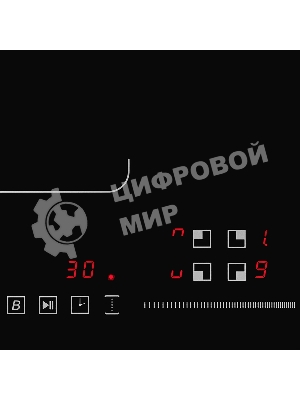 Индукционная варочная панель Monsher MHI 6016, индукция, инвертер, 60 см, 9 уровней мощности, бустер, Stop and Go, автоматическое отключение, таймер, индикатор остаточного тепла, сенсорное/слайдерное управление, черный