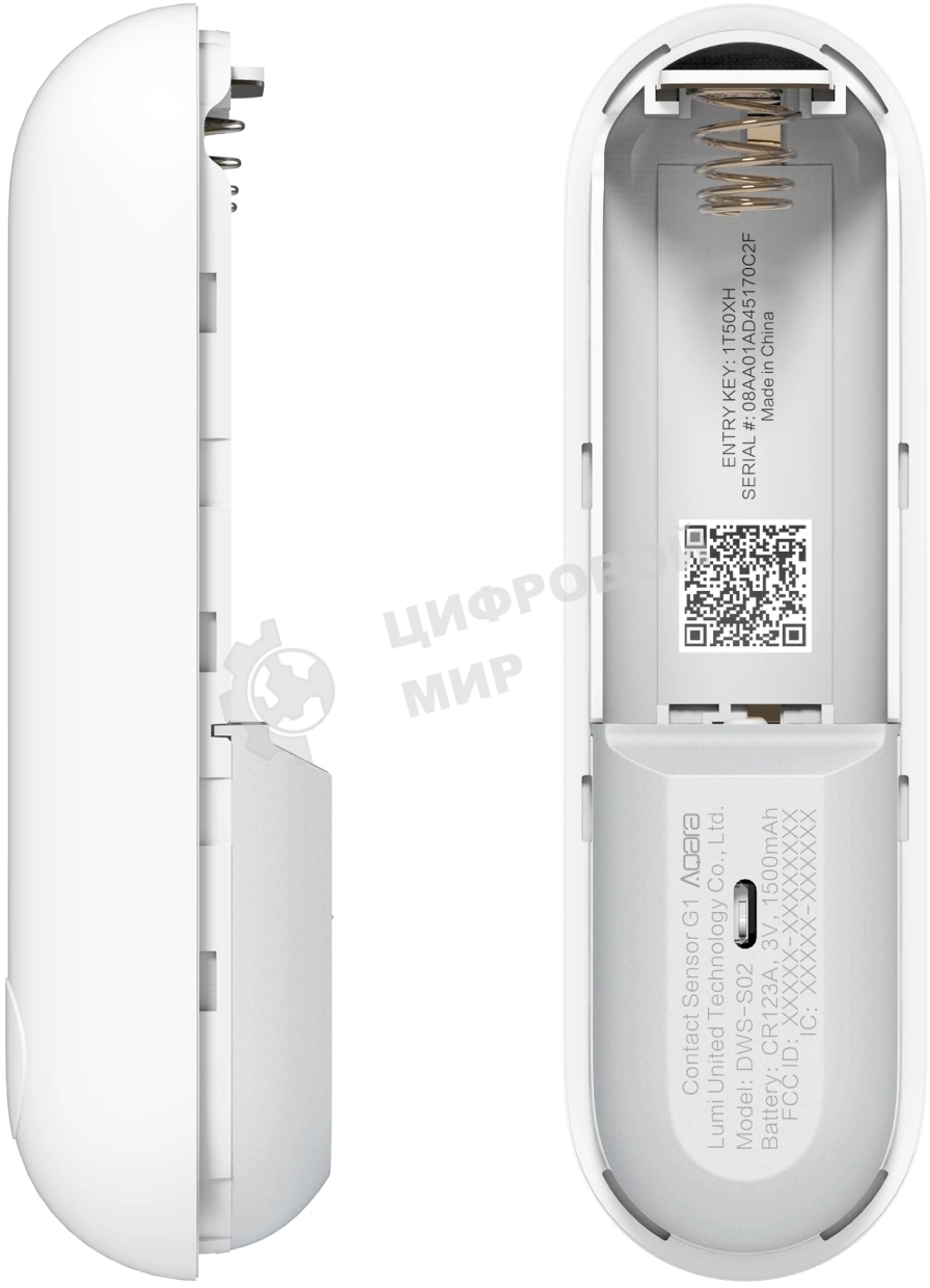 Датчик открытия двери/окна Aqara P2 (DW-S02D) белый