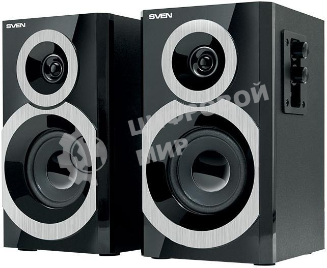 Акустическая система Sven SPS-619 2.0 черный 20Вт