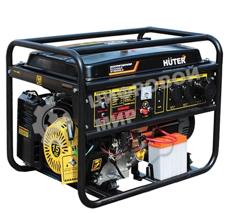 Электрогенератор бензиновый Huter DY8000LX-3, 7 кВт, 91 дБ, 74.8 кг