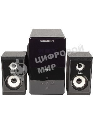 Акустическая система Dialog Progressive AP-220 черный 2.1, 30W+2*12W RMS, USB+SD reader
