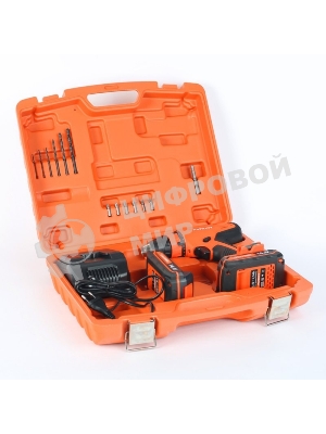 Дрель-шуруповерт Patriot BR 140Li, 14,4 В, 1,5 Ач, 47 Нм, щеточный