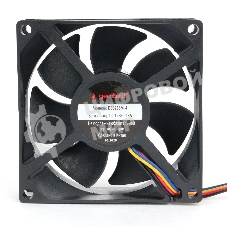 Вентилятор для корпуса Gembird черный, 80 мм, 3000 об/мин, 32 дБ, 4 pin