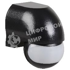 Датчик движения IEK LDD10-010-1100-002ДД 010 черный, макс. нагрузка 1100Вт, угол обзора 180град., дальность 10м, IP44