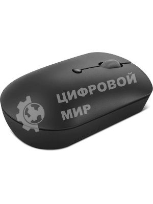 Мышь беспроводная Lenovo 400 черный, 2400 dpi, радиоканал, USB-C, кнопки - 4