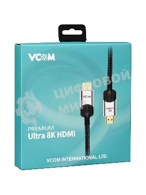 Кабель VCOM CG865-3M HDMI 19M/M,ver. 2.1, 8K@60 Hz 3 м VCOM CG865-3M