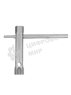 Набор ключей-трубок торцевых Sparta 8 х 17 мм, вороток, оцинкованные, 6 шт.