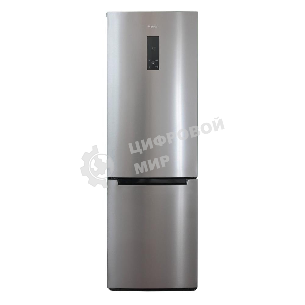 Холодильник Бирюса Б-I960NF нержавеющая сталь двухкамерный 240/100л морозилка снизу, No Frost