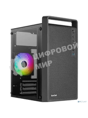 Компьютерный корпус MiniTower Aerocool/Formula CS-109-G-BK-v1 (mATX, USB3x1, USB2x2, 120мм RGb fan, без БП) (4711099472376)