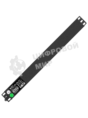 Блок розеток с сетевым фильтром (Surge Protect) и выключателем с подсветкой ExeGate ServerPro PDU-19H804 Al-8S-EU2.5CU-SW-SPD1 (19