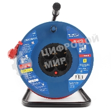 Удл. на пласт. катушке “Power Cube” IP20 16А 30м ПВС 3x1,5мм2 4 роз. с/з