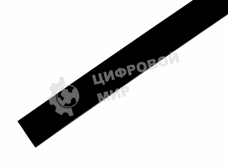 Термоусаживаемая трубка Rexant 18,0/9,0 мм, черная, упаковка 50 шт. по 1 м