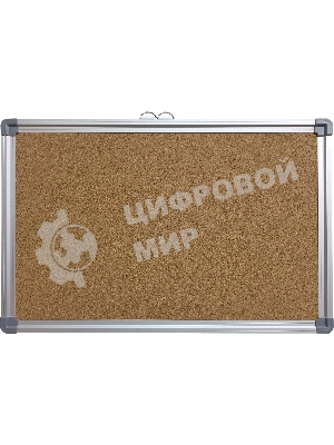 Доска пробковая Buro 60x90 см, алюминиевая рама