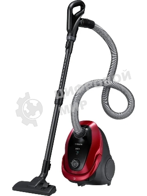Пылесос Samsung VC20M253AWR красный, 460/2000 Вт, уборка сухая, пылесборник мешок, 2.5 л