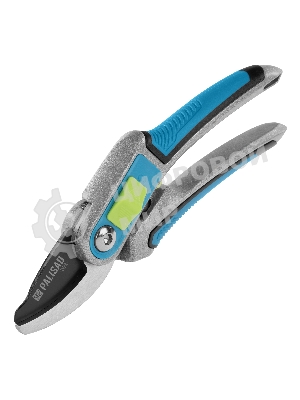 Секатор прямого реза Palisad LUXE 215 мм, регулировка захвата, трехкомпонентные рукоятки
