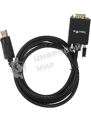 Кабель-переходник DP --> VGA_M/M 1,8м Telecom