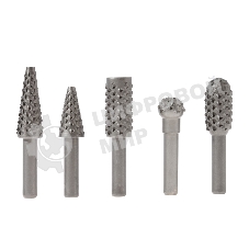 Набор борфрез (шарошек) по дереву Kranz 5 шт
