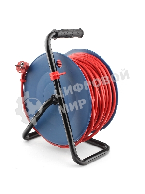 Удл. на пласт. катушке “Power Cube” IP20 16А 30м ПВС 3x1,5мм2 4 роз. с/з