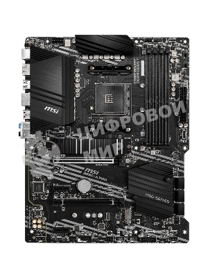 Материнская плата MSI B550-A PRO, AM4, AMD B550, 4xDDR4, 6xSATA, 2xM.2, 1xPCI-E 4.0 x16, 1xPCI-E 3.0 x16, 2xPCI-E x1, 1xHDMI, 1xDP, 1x 1Gb LAN, 4xUSB-A 2.0, 2xUSB-A 3.2 Gen 1, 1xUSB-A 3.2 Gen 2, 1xUSB-C 3.2 Gen 2, 6x3.5 мм, 7.1, ATX