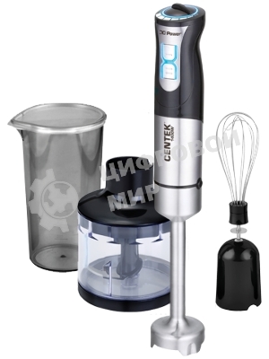 Блендер погружной Centek CT-1342 1400 Вт, черный/стальной