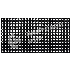 Коврик Vortex резина 50x100 см черный (20098)