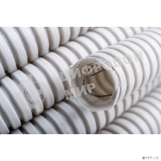 Труба гофрированная ПВХ ЭРА (серый) d 20 мм с зонд. легкая 100 м (15)