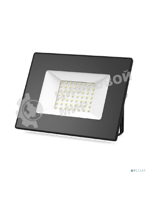 Прожектор светодиодный Gauss Elementary 50Вт 3510лм IP65 6500К черный ПРОМО