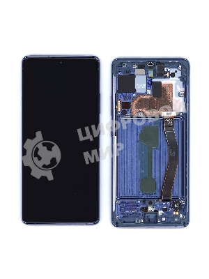 Дисплей для Samsung Galaxy S10 Lite SM-G770F/DS синий с рамкой