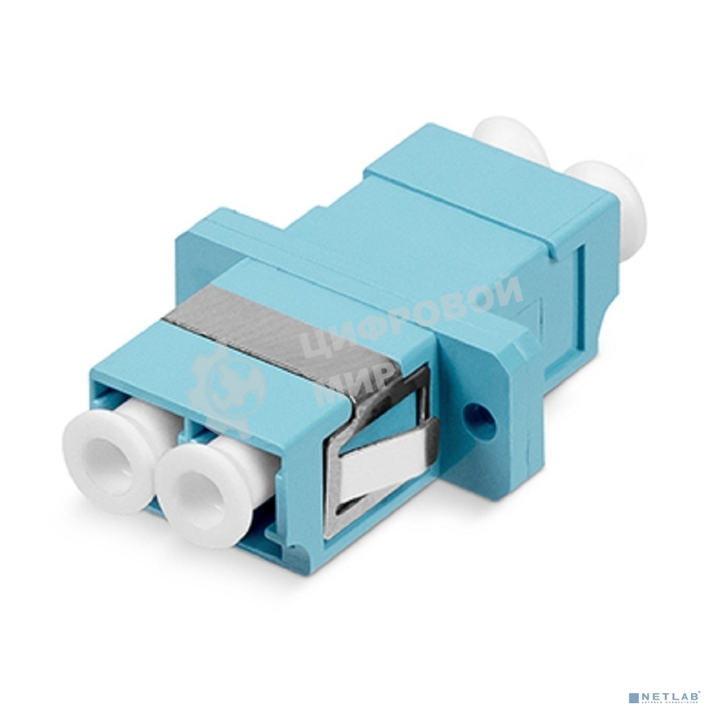 Проходной адаптер оптический Cabeus, LC (MM), Duplex, om3