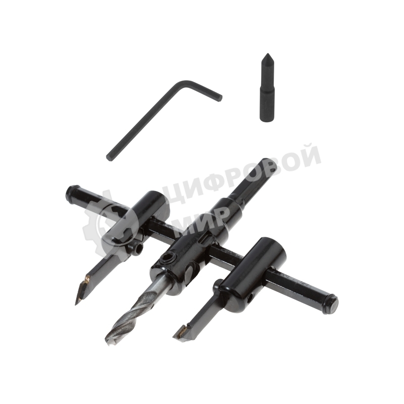 Сверло по дереву Kranz Балеринка, регулируемое, 30-120 мм