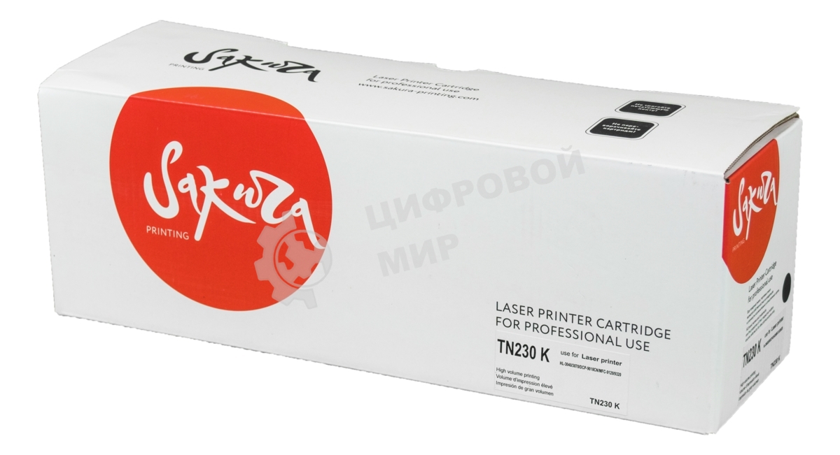 Картридж лазерный Sakura TN230BK для Brother DCP-9010CN, HL-3040CN/3070CW, MFC-9010/9120CN/9320CW, черный, 2200 к.
