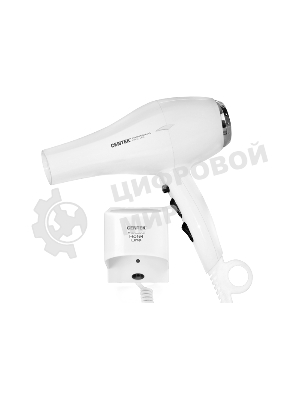 Фен Centek CT-2251 белый, 2100 Вт, ионизация