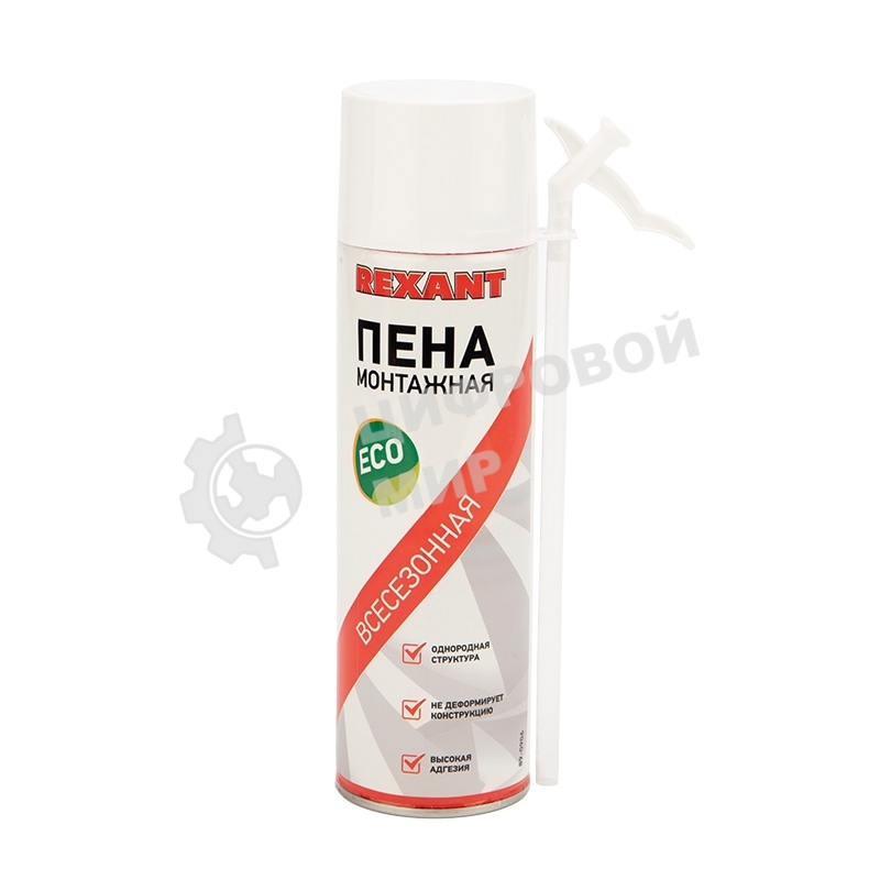 Пена монтажная всесезонная с трубочкой Rexant 40 л eco