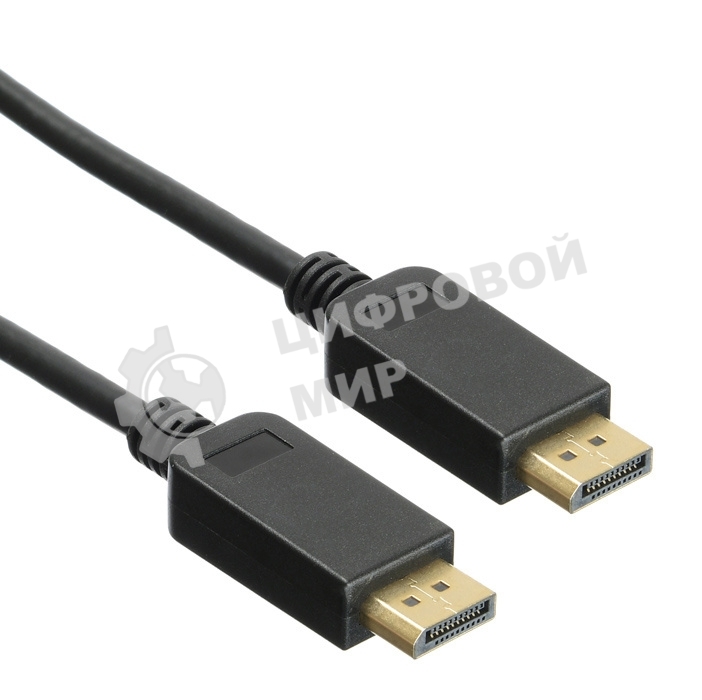 Кабель аудио-видео Buro ver 1.4 DisplayPort (m)/DisplayPort (m) 1.5м. позолоченные контакты черный