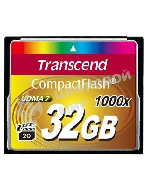 Флеш карта CF 32Gb Transcend TS32GCF1000
