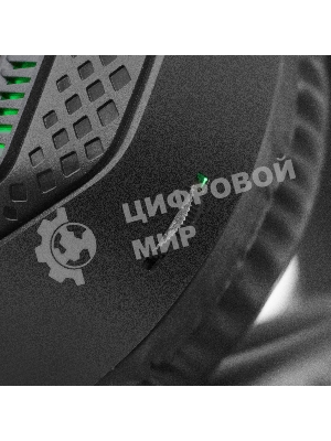 Гарнитура Exegate Cosmos HS-704GL чёрный, проводная, USB, виртуальный звук 7.1, подсветка